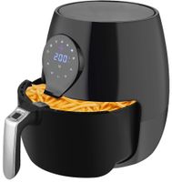 Heißluftfritteuse AF-1450 in schwarz, 3.5 Liter/800 Gramm Fassungsvermögen 1450W