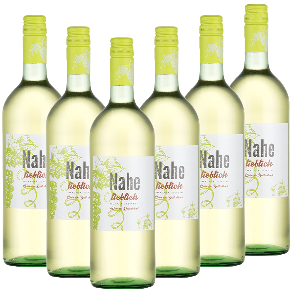 Nahe Qualitätswein QbA, lieblich - 6er Karton