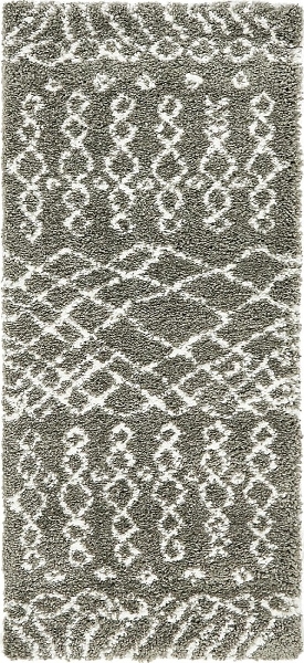 Teppich "Temara Shag" Läufer Grau CA10327