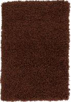 Teppich "Shaggy Shag" Rechteckig Dunkelbraun CA10496