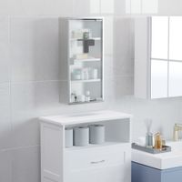 Medizinschrank mit Schloss Edelstahl