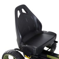 Go Kart Tretauto Tretfahrzeug mit Handbremse ab 3 Jahre Kinder Grün 105 x 54 x 61cm