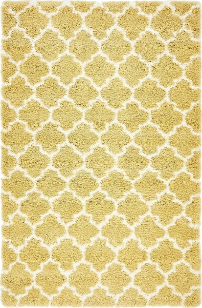 Teppich "Temara Shag" Rechteckig Gelb CA10390