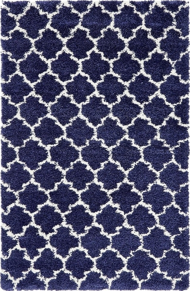 Teppich "Temara Shag" Rechteckig Marineblau CA10385