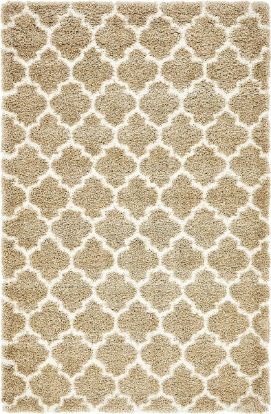 Teppich "Temara Shag" Rechteckig Braungrau CA10380