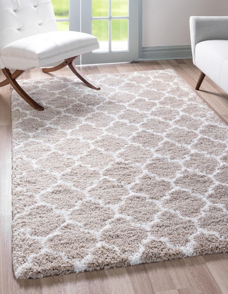 Teppich "Temara Shag" Rechteckig Braungrau CA10380