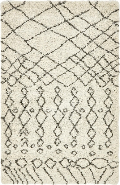 Teppich "Temara Shag" Rechteckig Elfenbein CA10325