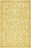 Teppich "Temara Shag" Rechteckig Gelb CA10320