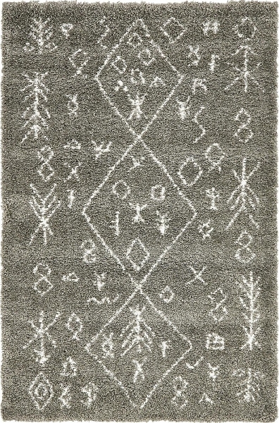 Teppich "Temara Shag" Rechteckig Grau CA10310