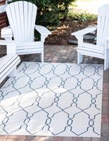 Teppich "Outdoor Crosses" Rechteckig Elfenbein CA10284