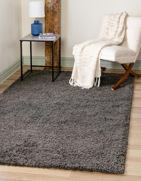 Teppich "Shaggy Shag" Rechteckig Dunkelgrau CA10502