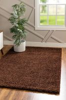 Teppich "Shaggy Shag" Rechteckig Dunkelbraun CA10492