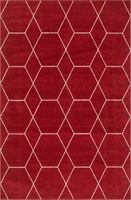 Teppich "Crosses Frieze" Rechteckig Rot CA10606