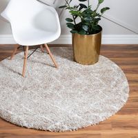 Teppich "Temara Shag" Rund Braun CA10336