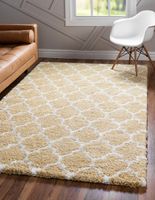 Teppich "Temara Shag" Rechteckig Gelb CA10389
