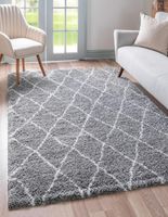 Teppich "Temara Shag" Rechteckig Grau CA10354