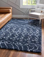 Teppich "Temara Shag" Rechteckig Marineblau CA10339