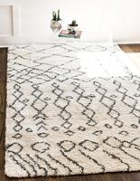 Teppich "Temara Shag" Rechteckig Elfenbein CA10324