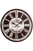 Wanduhr "Welcome", aus Holz