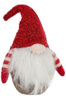 1ASST.FABRIC SITTING GNOME DECOR