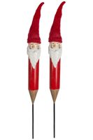 S/2 Gartenstecker Santa