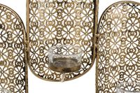 metal wall sconce with 5pcs glass