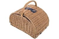 Picknickkorb "Mia", blau/weiß für 4 Personen
