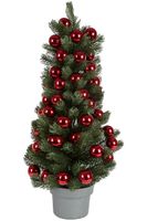 Kunst Weihnachtsbaum mit Kugeln - Klein