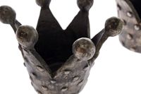 Teelichthalter 2er Set "Crowns"