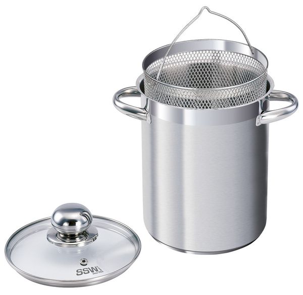 Edelstahl HIGH POT 16 cm