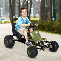 Go Kart Kinder Tretauto ab 3 Jahre Grün 99 x 65 x 56cm