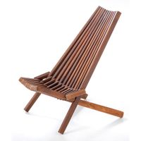 Holzliegestuhl ca. 56 x 69 x 84 cm - Akazienholz