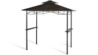 Hardtop BBQ Grill Pavillon 1,5x2,4m Doppelstegplatten Polycarbon Grillpavillon