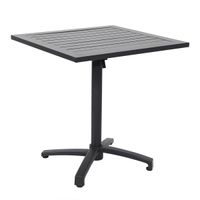 Klapptisch Sol aus pulverbeschichtetem Aluminium - Anthrazit