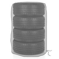 Schutzhaube für Autoreifen Felgenbaum Felgenständer Reifenstapel 210D Schwarz