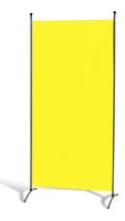 Stellwand 85 x 180 cm - Gelb - Paravent Raumteiler Trennwand Sichtschutz