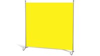 Stellwand 180 x 180 cm - Gelb - Paravent Raumteiler Trennwand Sichtschutz