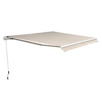 Markise Gelenkarmmarkise Markise 3m breit Sonnenschutz Beige