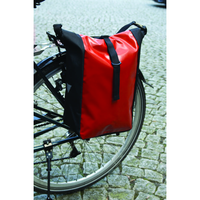 Tarpaulin Fahrradtasche - rot