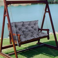 Bankauflage Sitzkissen Rückenkissen für Sitzbank 100x98x8 cm