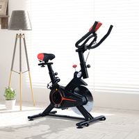 HOMCOM Indoor Cycling Bike Trainer Home Gym Fahrradtrainer Fitnessfahrrad