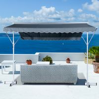 Standmarkise, Grau 4,5x3,42m