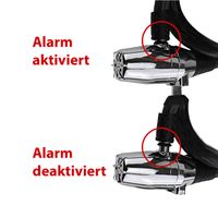 Stahldraht-Ringschloss OLYMPIA S 200 mit Alarm*