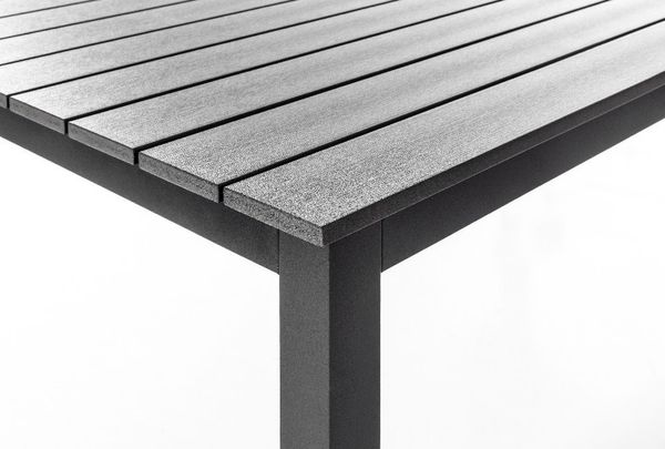 Alu-Gartentisch "Genua", Grau-Anthrazit SE