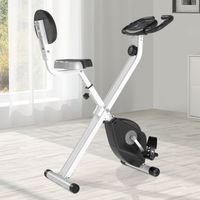 Heimtrainer F-Bike Fahrradtrainer mit 8 stufig Magnetwiderstand Schwarz