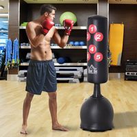 Standboxsack Boxpuppe Boxpartner Schwarz Ø50 x H165 cm