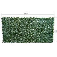 Künstliche Hecke, Dunkelgrün 300 x 150 cm