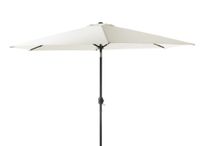 verstellbarer Sonnenschirm Ø 300 cm mit Handkurbel beige