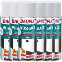 Weißlack Spray - 6er-Set