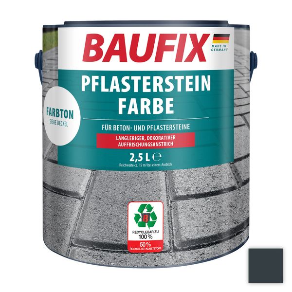 Pflasterstein-Farbe - Anthrazitgrau 2,5L